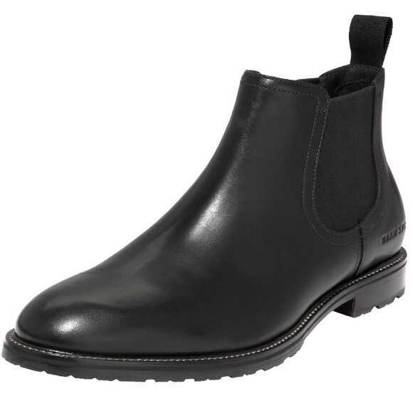 COLE HAAN Men's Berkshire Lug Chelsea Boot, Black/Black Water Resistant, 11 - Picture 1 of 1